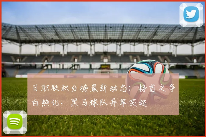 日职联积分榜最新动态：榜首之争白热化，黑马球队异军突起